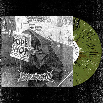 GRAVESEND 'METHODS OF HUMAN DISPOSAL' LP (Swamp Green w/ Black, Bone, Brown Splatter Vinyl)