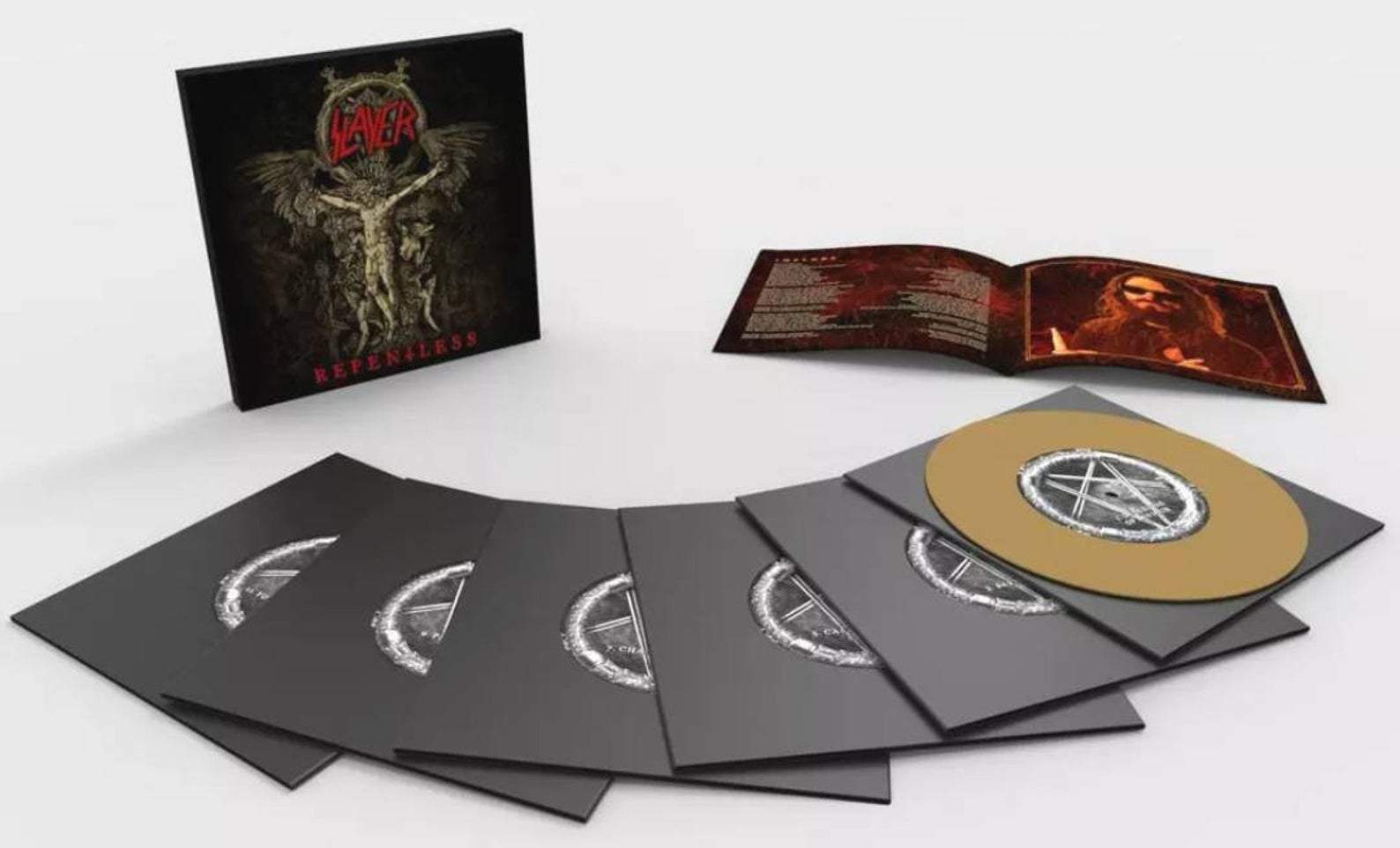 SLAYER 'REPENTLESS' 6.66" 6LP BOX SET (Gold Vinyl)