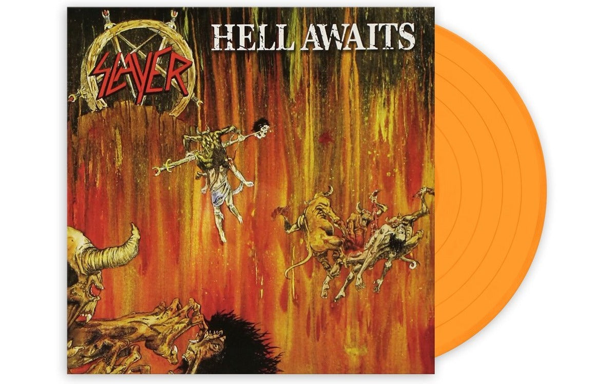 SLAYER 'HELL AWAITS' TRANSPARENT ORANGE LP