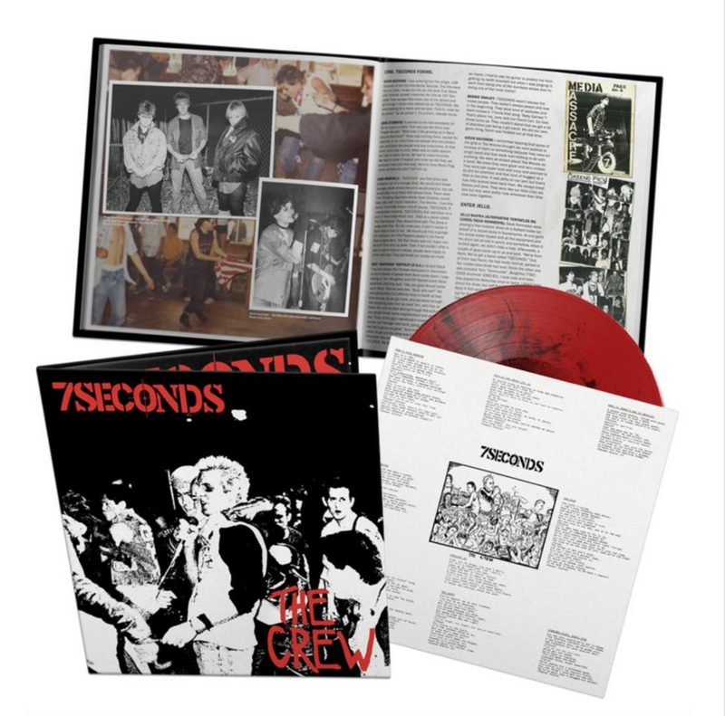 7SECONDS ‘THE CREW’ LP (Limited Edition, Red & Black Galaxy Vinyl)
