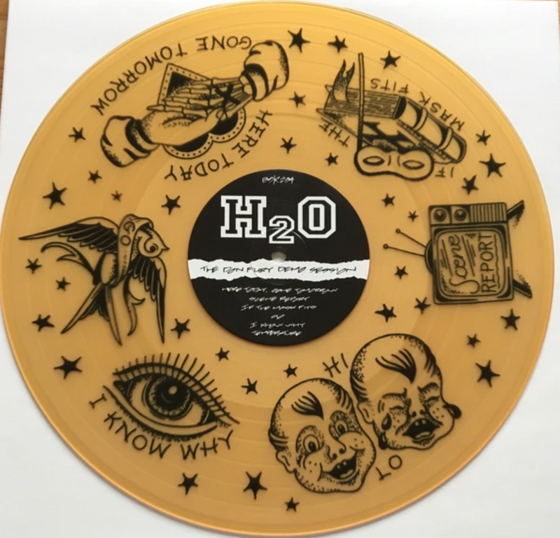 H2O 'THE DON FURY DEMO SESSION' YELLOW SILKSCREENED LP