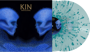 WHITECHAPEL ‘KIN’ LIMITED-EDITION ELECTRIC BLUE WITH AQUA BLUE SPLATTER 2LP – ONLY 500 MADE