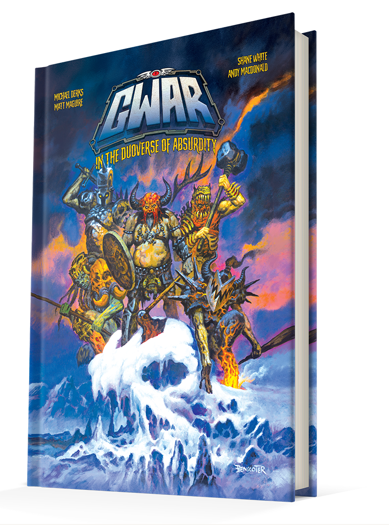 GWAR: IN THE DUOVERSE OF ABSURDITY HARDCOVER GRAPHIC NOVEL