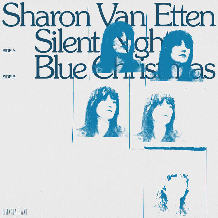 SHARON VAN ETTEN 'SILENT NIGHT / BLUE CHRISTMAS' 7" EP (Clear Blue Vinyl)