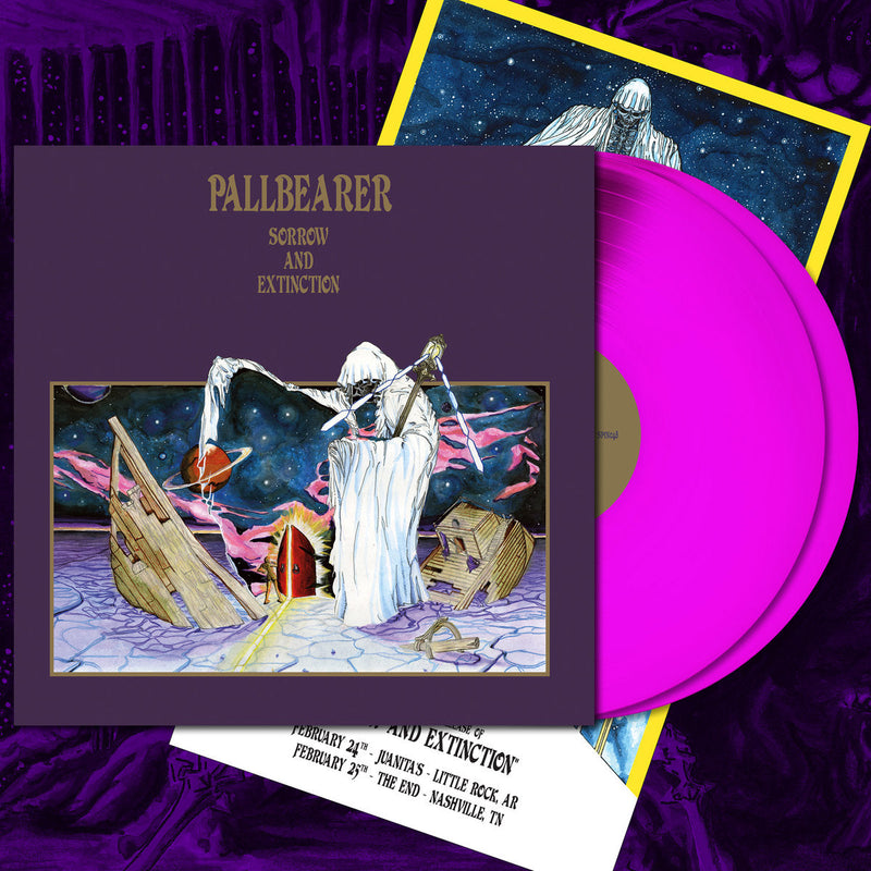 PALLBEARER 'SORROW AND EXTINCTION' 2LP (10th Anniversary Edition, Neon Violet Vinyl)