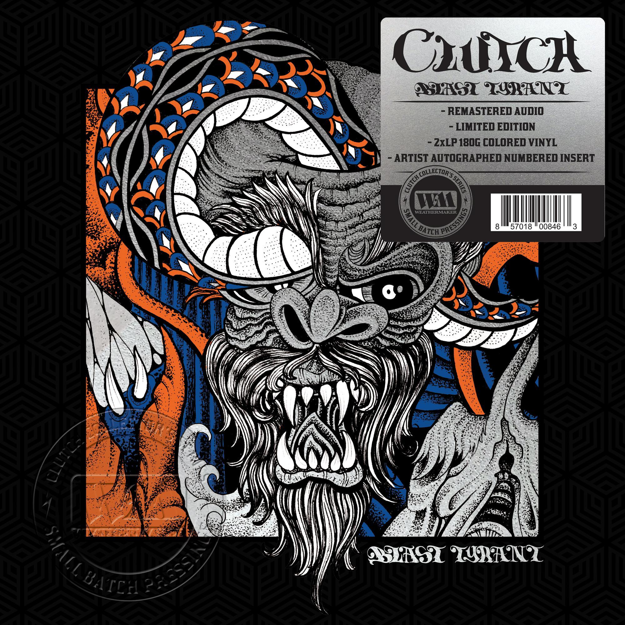 CLUTCH 'BLAST TYRANT' COLLECTOR'S SERIES 2LP (limited, orange & blue vinyl)