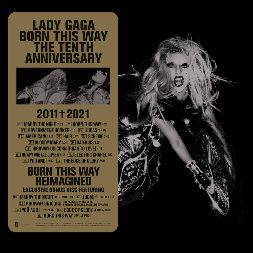 LADY GAGA 'BORN THIS WAY' 3LP (10th Anniversary)