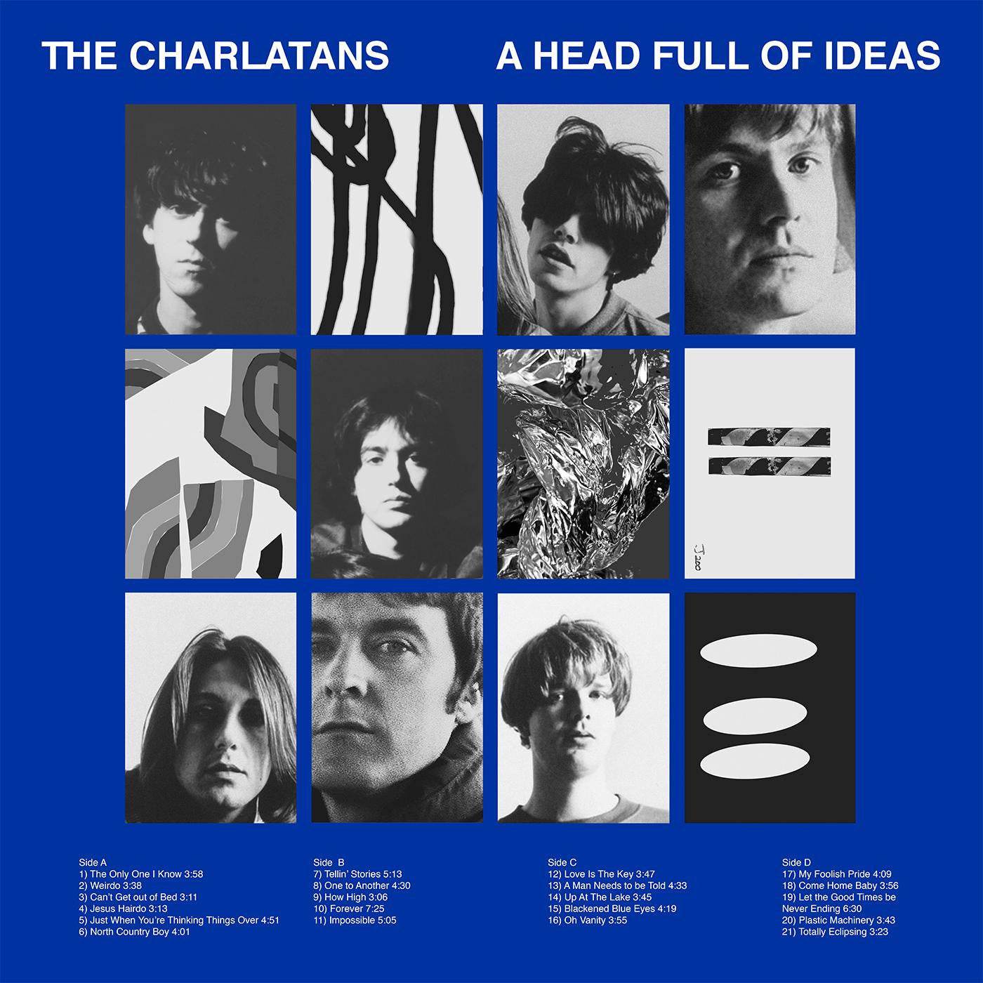 THE CHARLATANS 'A HEAD FULL OF IDEAS' 3LP (Yellow Vinyl)