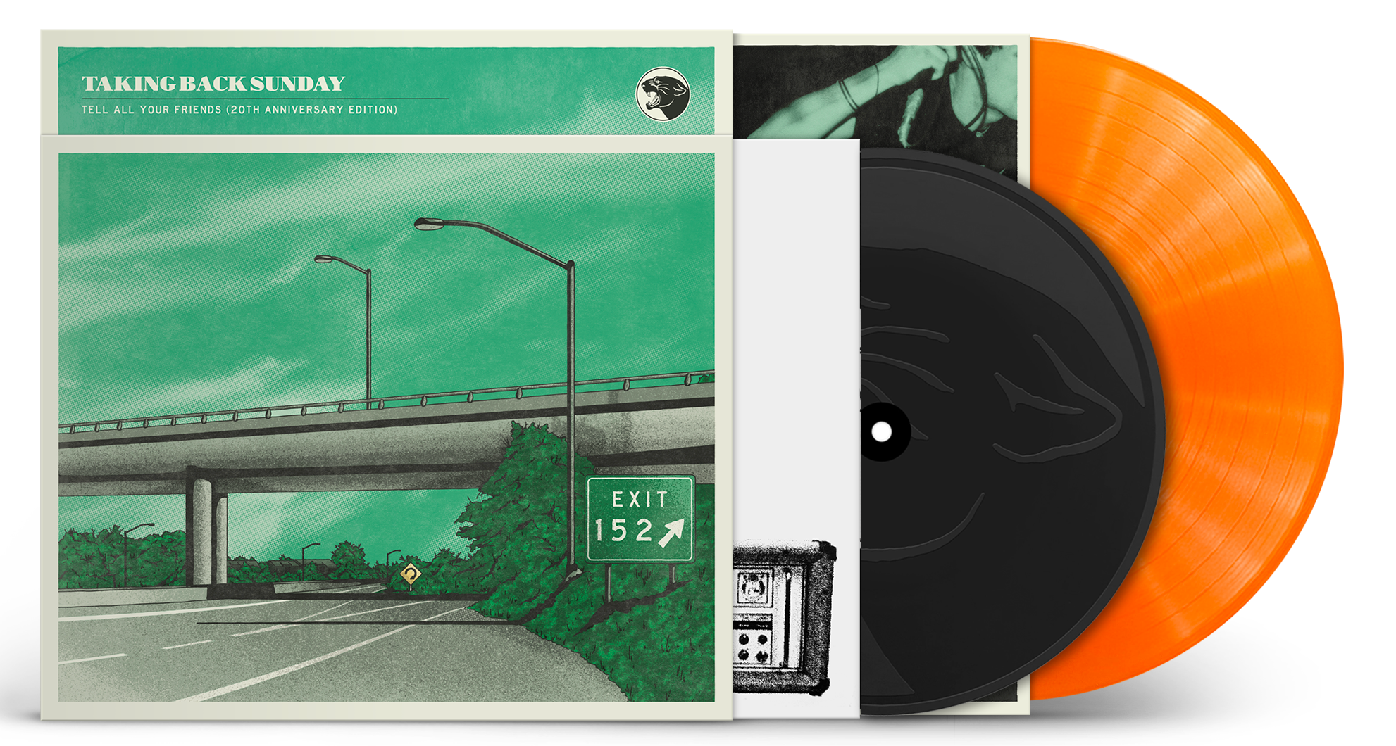 TAKING BACK SUNDAY 'TELL ALL YOUR FRIENDS' LP + 10" (Limited Edition – Only 1000 Made, 20th Anniversary, Orange Crush Vinyl)