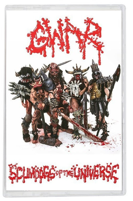 GWAR ‘SCUMDOGS OF THE UNIVERSE' CASSETTE (30th Anniversary)