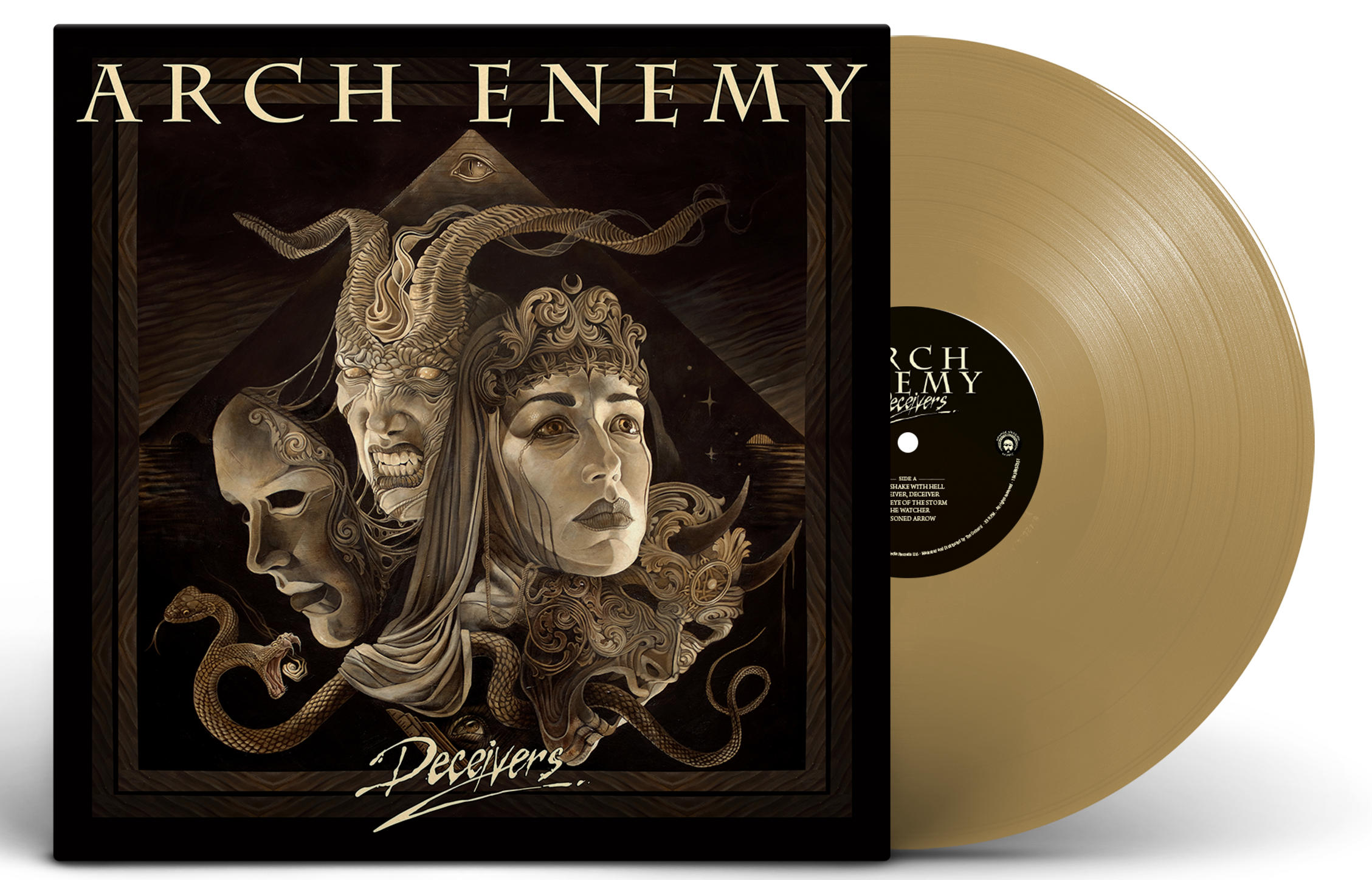 ARCH ENEMY ‘DECEIVERS’ LP (Limited Edition - Only 500 Made, Transparent Tan Vinyl)