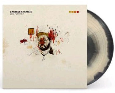 BARTEES STRANGE 'LIVE FOREVER' LP (Bone & Black Swirl Vinyl)