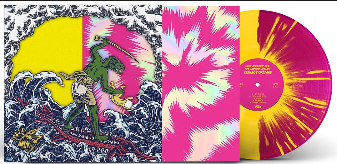 KING GIZZARD & THE LIZARD WIZARD 'TEENAGE GIZZARD' LP (Yellow & Magenta Splatter Vinyl)