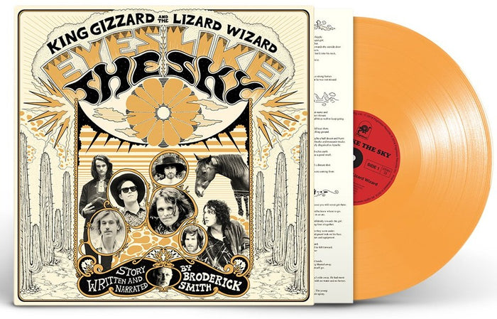 KING GIZZARD AND THE LIZARD WIZARD 'EYES LIKE THE SKY' LP (Halloween Orange Vinyl)