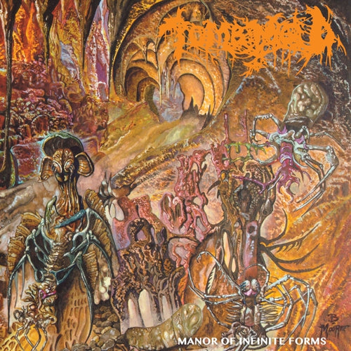 TOMB MOLD 'MANOR OF INFINITE FORMS' LP (Neon Orange Black Smoke Vinyl)