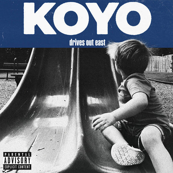 KOYO 'DRIVES OUT EAST' 7" (Blue w/ White Splatter Vinyl)