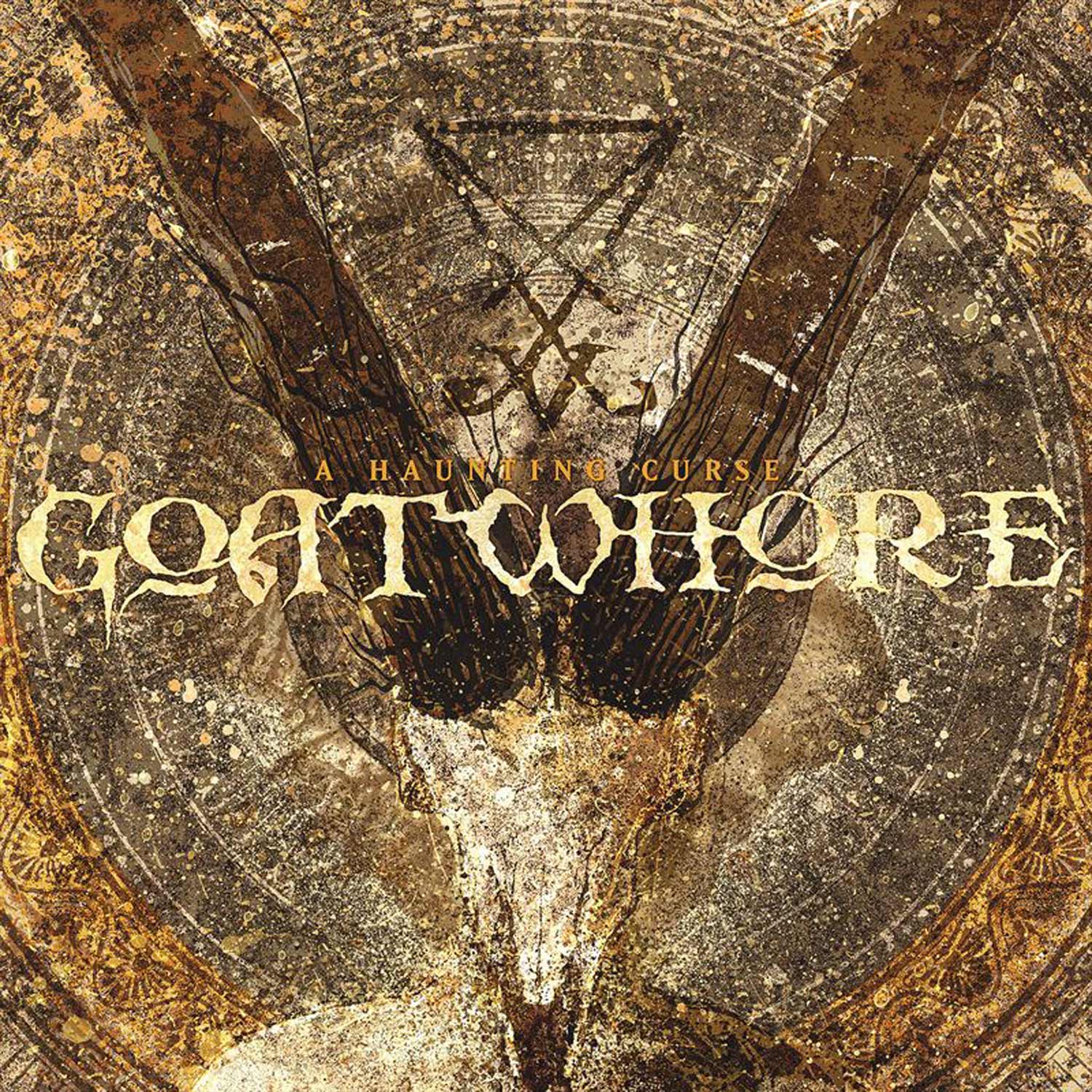 GOATWHORE  'A HAUNTING CURSE' LP (Brown & White Split Vinyl -- limited to 250)