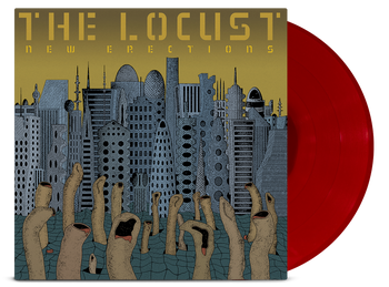 THE LOCUST ‘NEW ERECTIONS' LP (Limited Edition - Only 300 Made, Ancestor Incest Red Vinyl)
