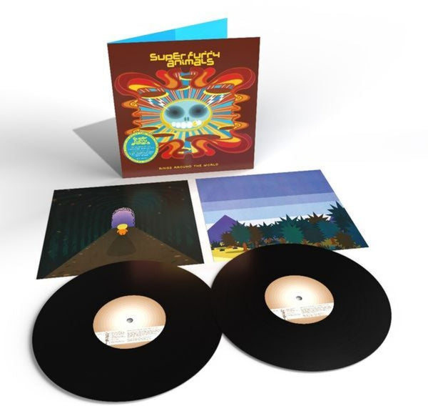 SUPER FURRY ANIMALS 'RINGS AROUND THE WORLD' 2LP (20th Anniversary Edi
