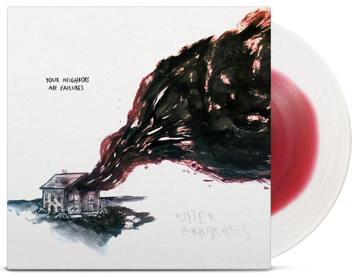 BITTER BRANCHES (mem Deadguy) 'YOUR NEIGHBORS ARE FAILURES' LIMITED EDITION RED IN WHITE LP — ONLY 100 MADE