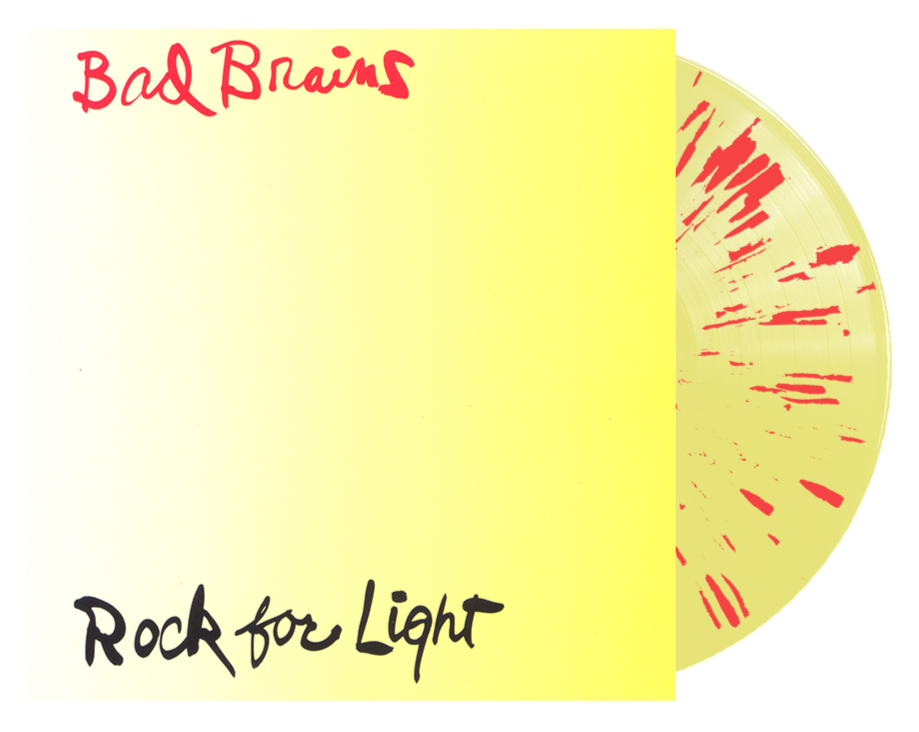 BAD BRAINS ‘ROCK FOR LIGHT LP (Limited Edition, Transparent Yellow w/ Red Splatter Vinyl)