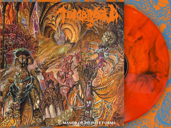 TOMB MOLD 'MANOR OF INFINITE FORMS' LP (Neon Orange Black Smoke Vinyl)