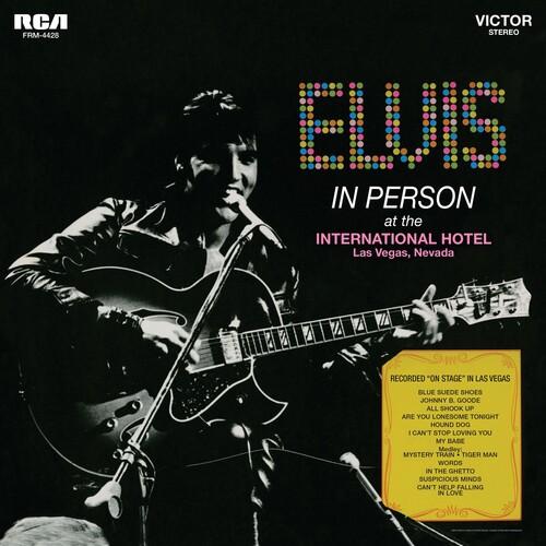 ELVIS PRESLEY 'IN PERSON AT THE INTERNATIONAL HOTEL LAS VEGAS NEVADA' LP (Colored Vinyl)