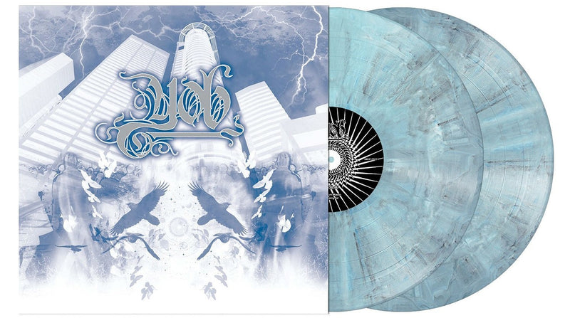 YOB 'THE UNREAL NEVER LIVED' WHITE BLUE AND GREY MARBLE 2LP