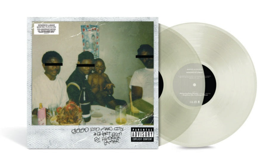 KENDRICK LAMAR 'GOOD KID, M.A.A.D CITY' 2LP (10th Anniversary Edition, Clear Vinyl)