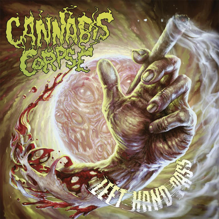 CANNABIS CORPSE 'LEFT HAND PASS' (LTD. EDITION LIGHT ROSE) LP