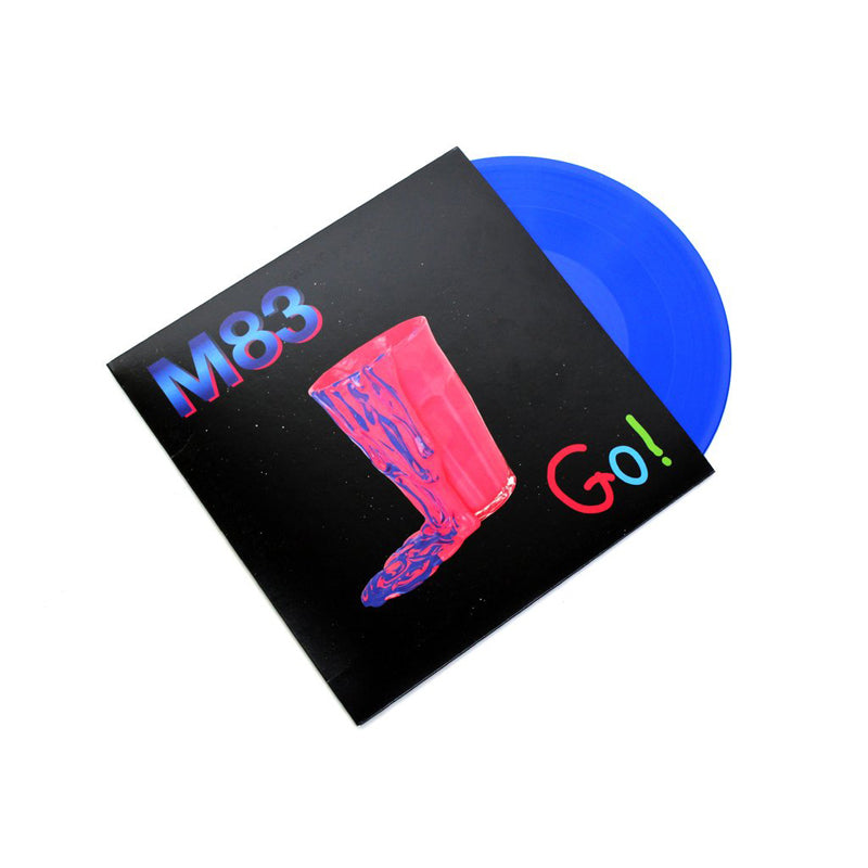 M83 'GO' 12" SINGLE (Blue Vinyl)