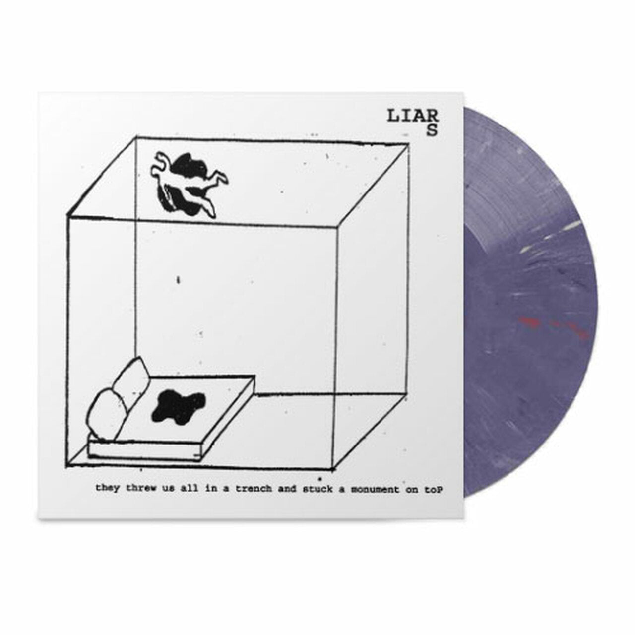 LIARS 'THEY THREW US ALL IN A TRENCH AND STUCK A MONUMENT ON TOP' LP  (Limited Edition, Recycled Color Vinyl)