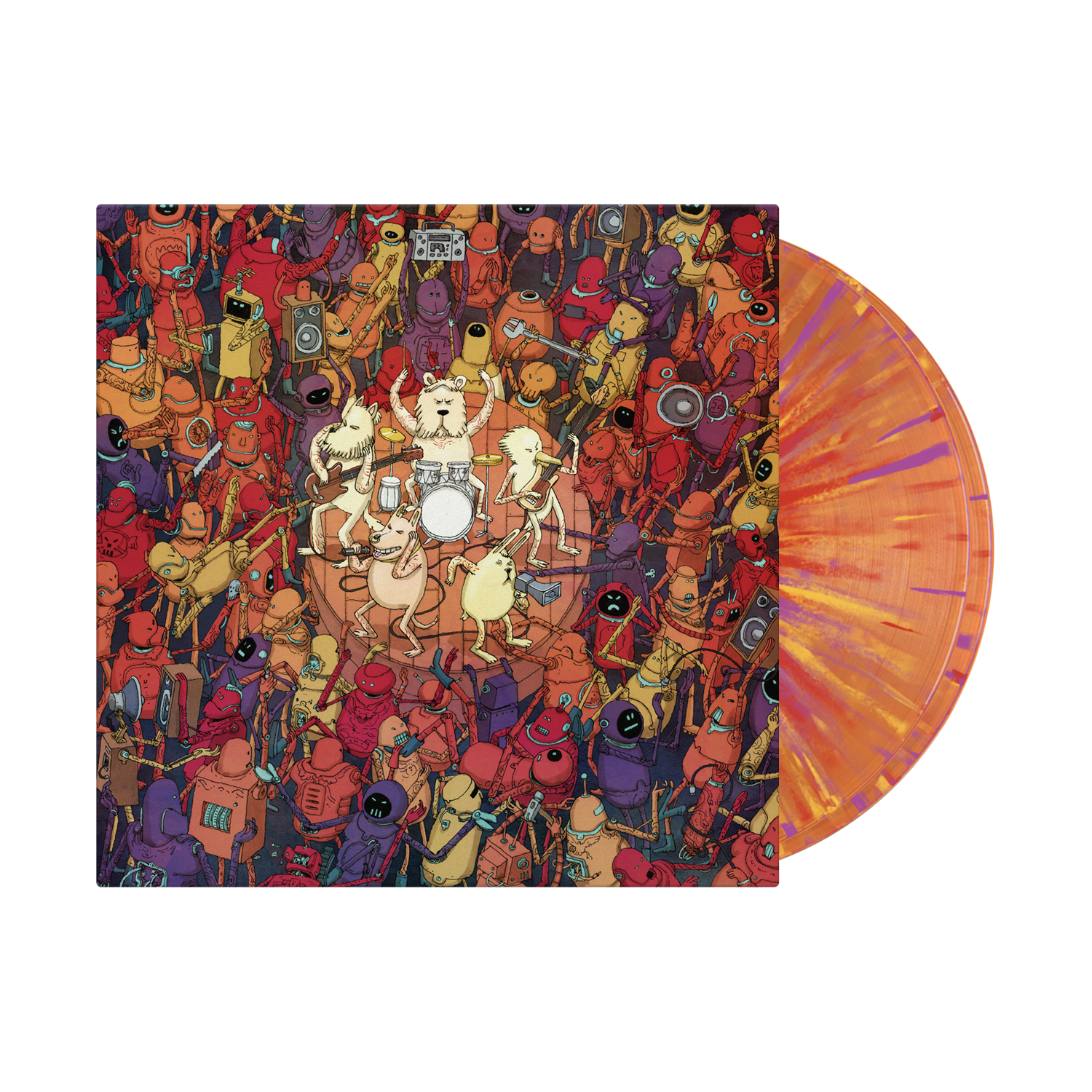 DANCE GAVIN DANCE 'TREE CITY SESSIONS 2' 2LP (Limited Edition — Only 666 Made, Orange, Purple, & Yellow Splatter Vinyl)