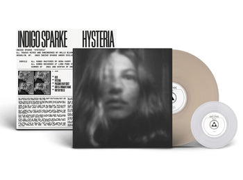 INDIGO SPARKE 'HYSTERIA' LP + 7" (Transparent Cloudy Clear Vinyl)