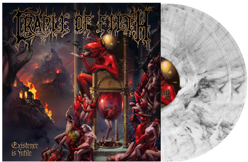 CRADLE OF FILTH ‘EXISTENCE IS FUTILE’ LIMITED EDITION BLACK AND WHITE MARBLE 2LP – ONLY 400 MADE