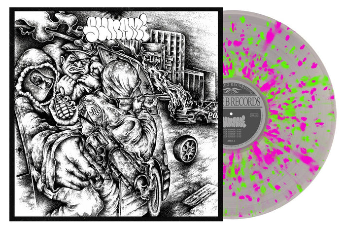 SUNAMI ‘SUNAMI’ LP (Limited Edition – Only 300 Made, Ultra Clear w/ Neon Green & Neon Pink Splatter Vinyl)