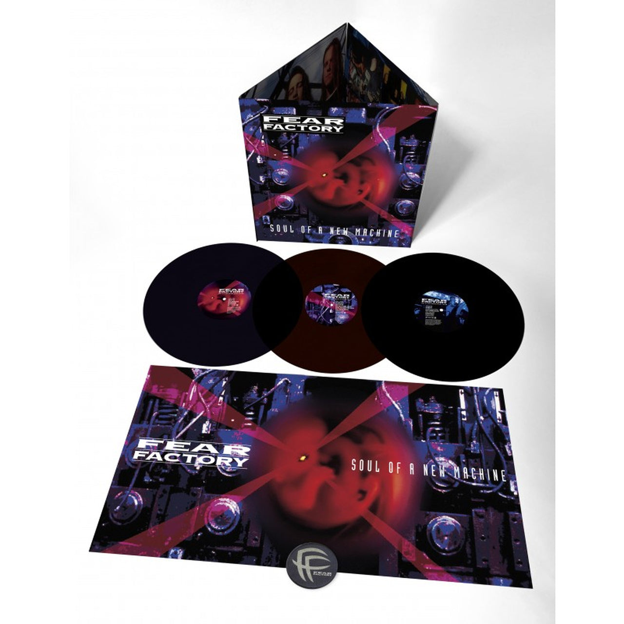 FEAR FACTORY 'SOUL OF A NEW MACHINE' 3LP (Deluxe 30th Anniversary Edition Vinyl)