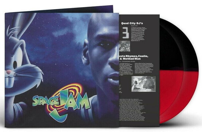 VARIOUS ARTISTS 'SPACE JAM SOUNDTRACK' 2LP (Black & Red Split Vinyl)