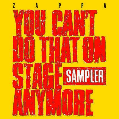 FRANK ZAPPA 'YOU CAN'T DO THAT ON STAGE' 2LP (Red & Yellow Vinyl)