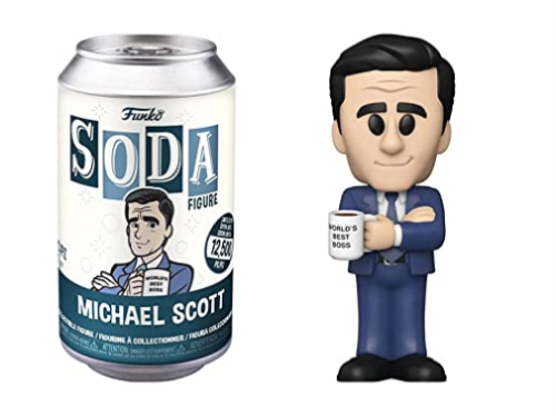 THE OFFICE MICHAEL BEST BOSS W/ CHASE VINYL SODA FIGURE