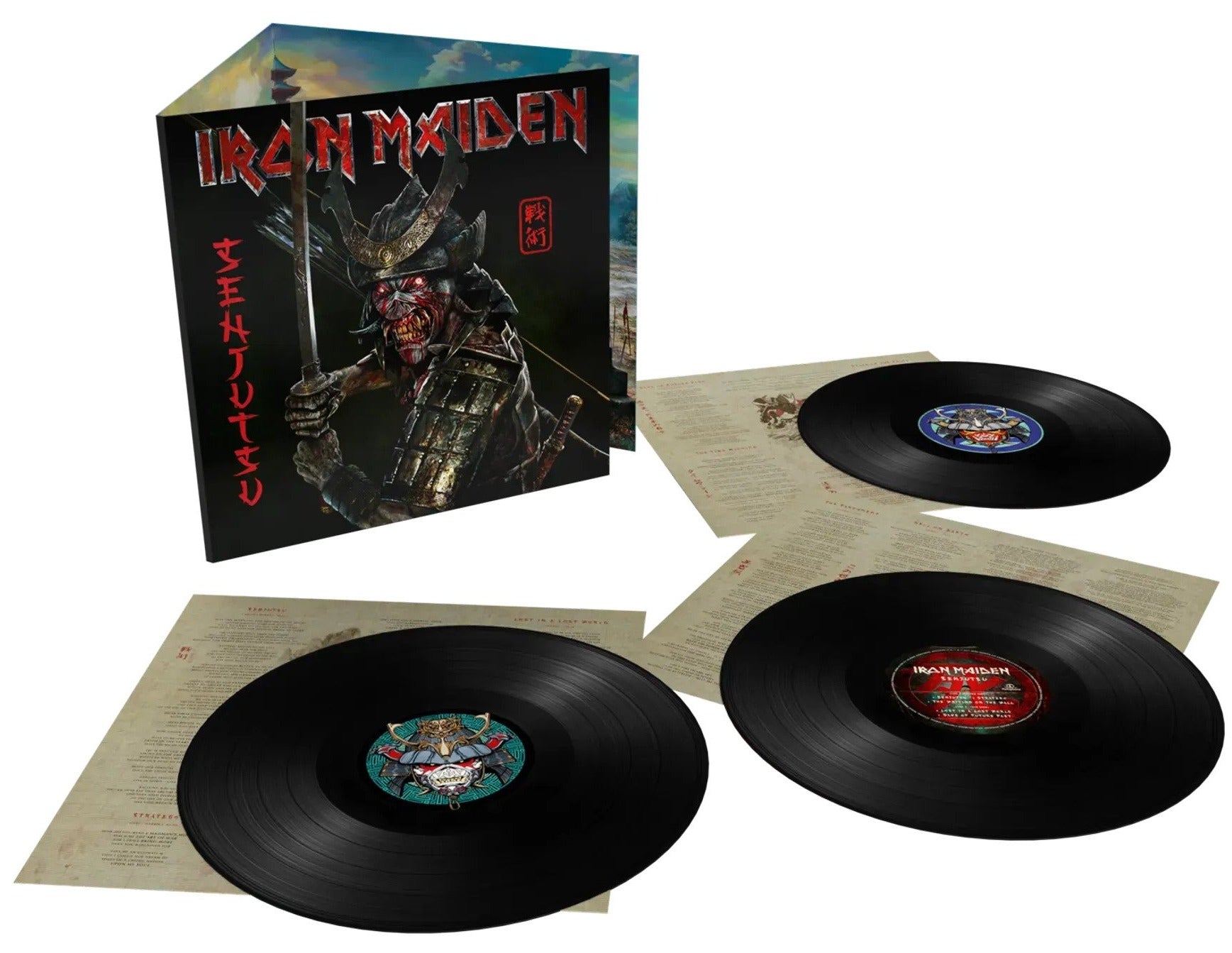 IRON MAIDEN 'SENJUTSU' 3LP