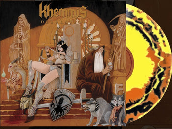 KHEMMIS 'DESOLATION' LP (Neon Orange, Yellow & Black Tricolor Merge Vinyl)