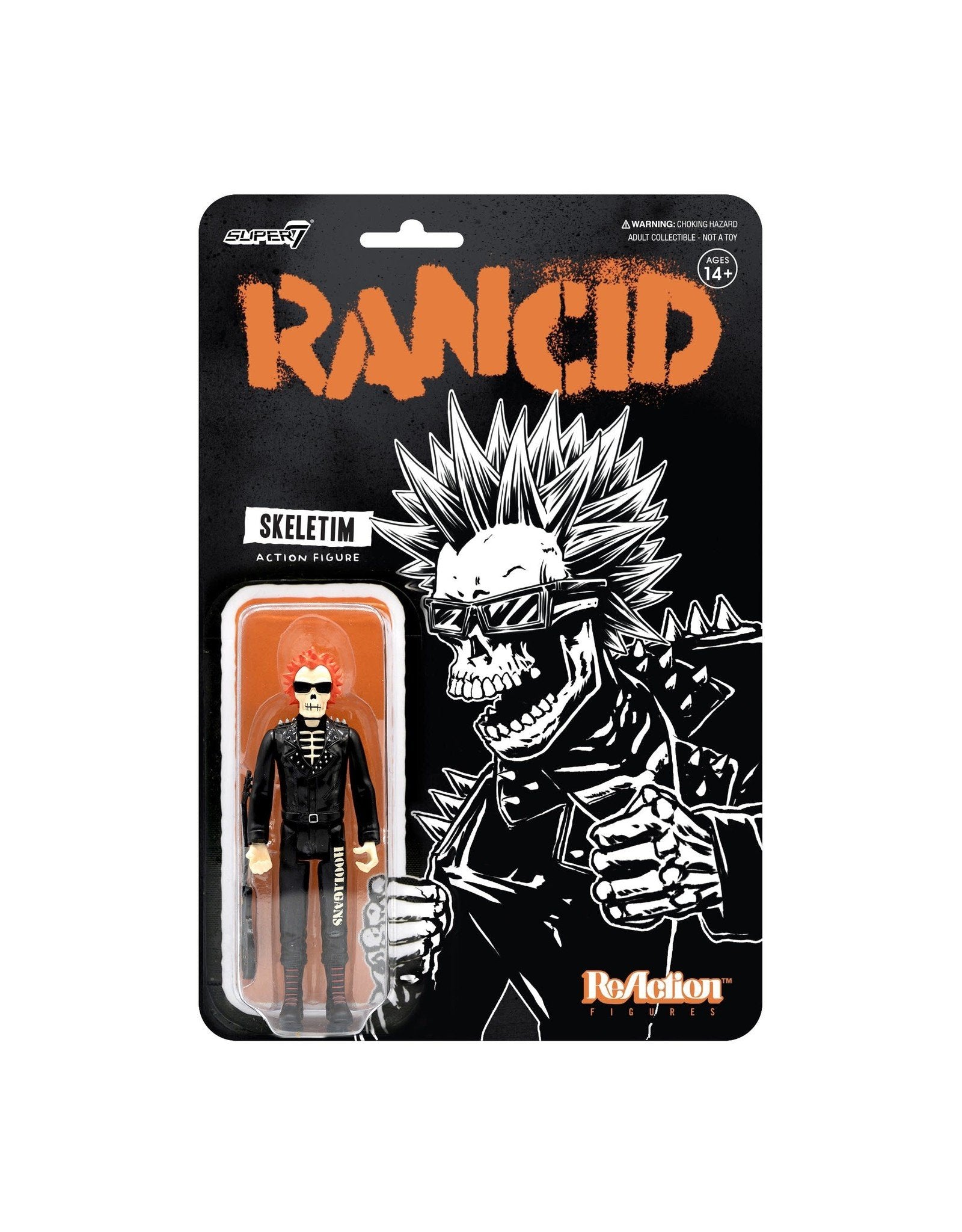 RANCID REACTION FIGURE - WAVE 2 - SKELETIM CHARGED