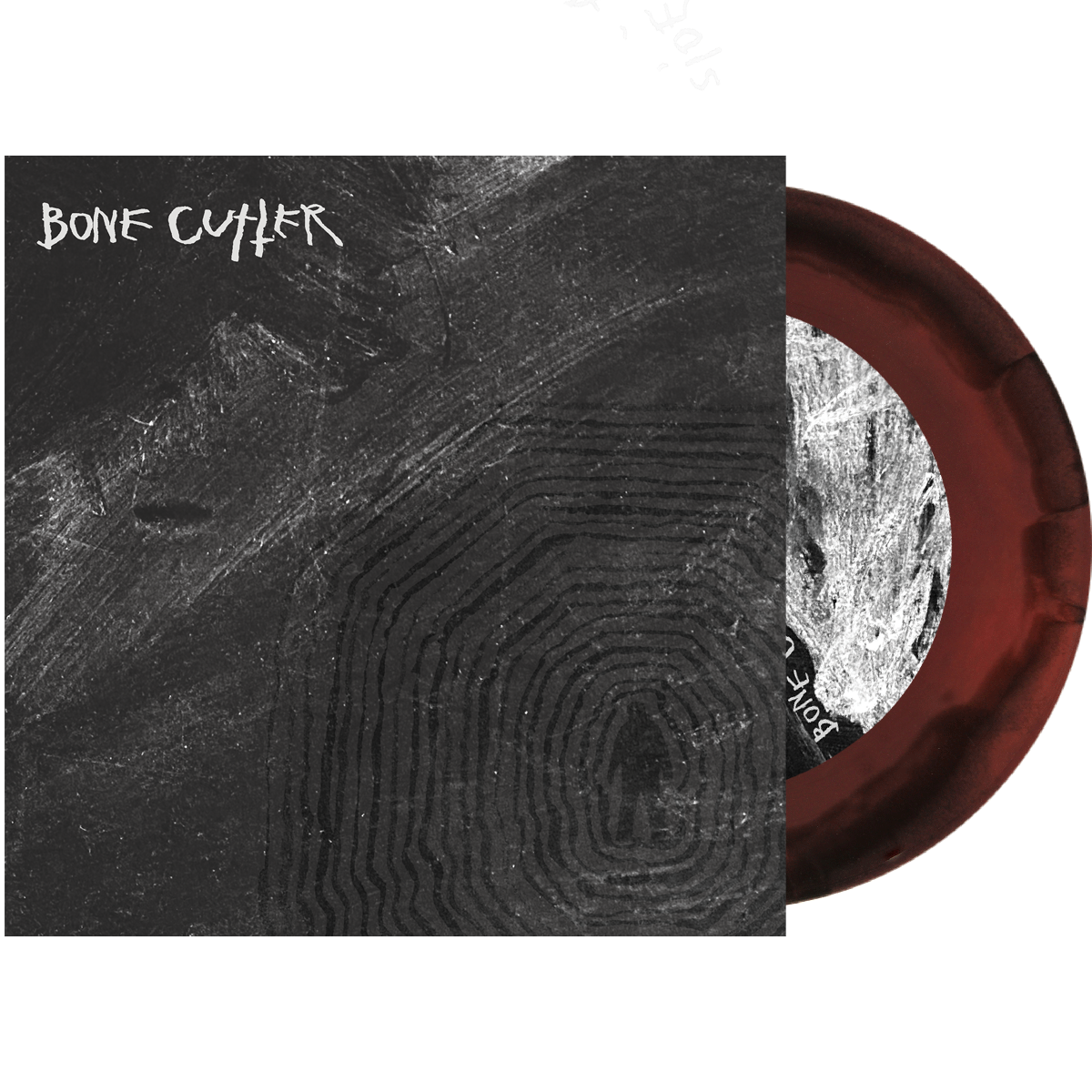 BONE CUTTER ‘BONE CUTTER’ 7" (Limited Edition - Only 100 Made, Oxblood & Black Swirl Vinyl)