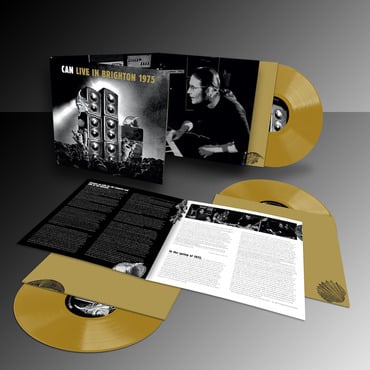 CAN 'LIVE IN BRIGHTON 1975' 3LP (Limited Edition, Inca Gold Vinyl)