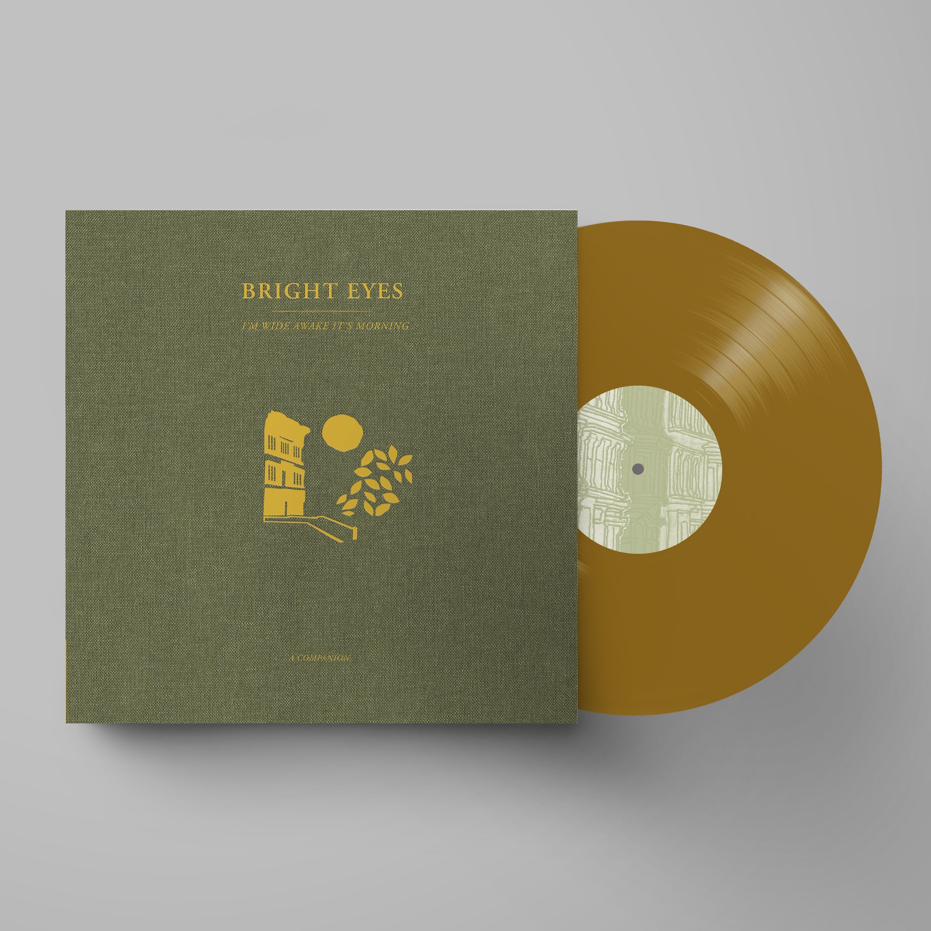 BRIGHT EYES 'I'M WIDE AWAKE IT'S MORNING: A COMPANION' 12" EP (Gold Vinyl)