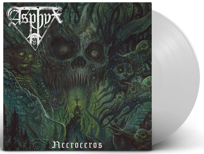 ASPHYX ‘NECROCEROS’ LP (Limited Edition  — Only 200 Made, White Vinyl)