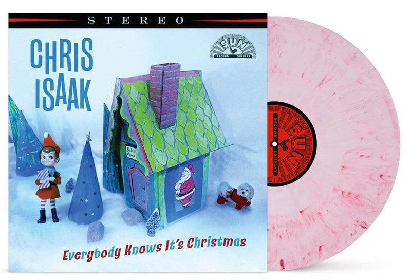 CHRIS ISAAK 'EVERYBODY KNOWS IT'S CHRISTMAS' LP (Candy Floss Vinyl)