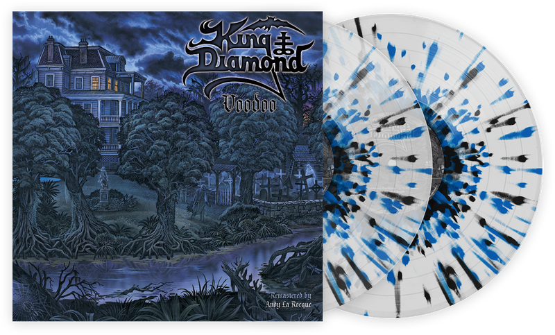KING DIAMOND 'VOODOO' 2LP (Clear w/ Blue & Black Splatter Vinyl)