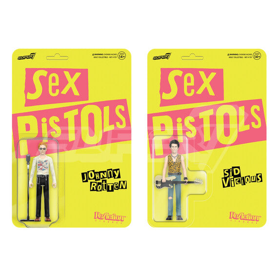 SEX PISTOLS REACTION FIGURES WAVE 1 - JOHNNY & SID TWOFER